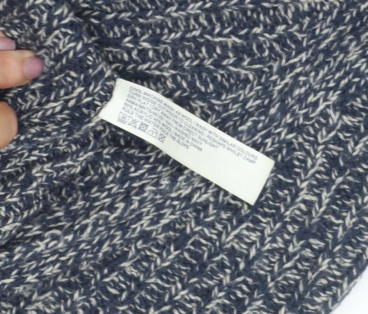 Fat Face Men's Blue Henley Jumper Size S