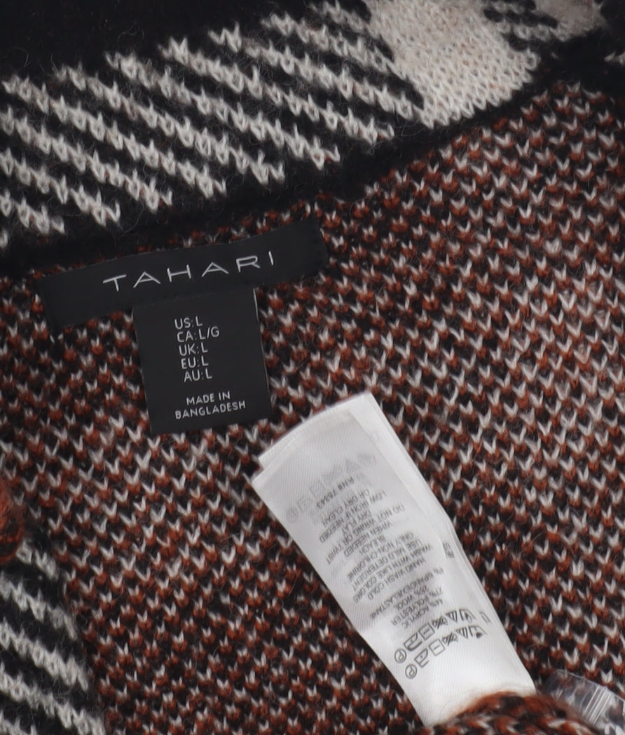 Womens UK Size L Tahari Multicoloured Overcoat