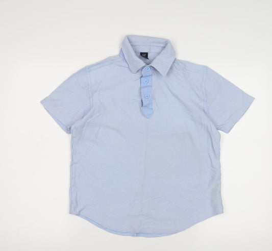 Womens UK Size S Gap Blue Basic Polo