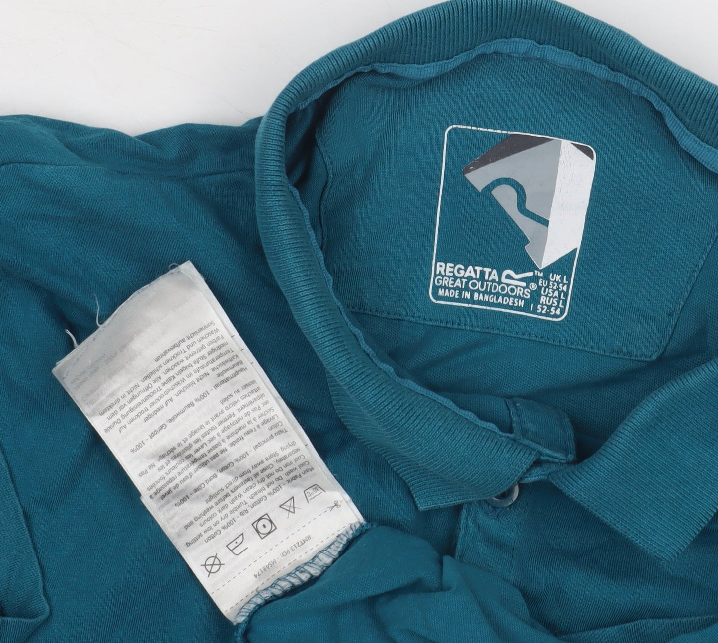 Regatta Men's Blue Polo Shirt L - Classic Casual Style