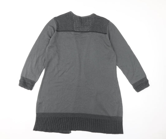 Womens UK Size 16 Per Una Grey Cardigan Jumper