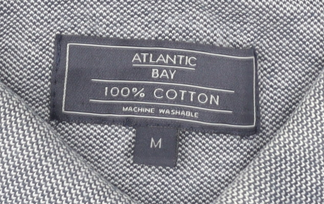 Mens UK Size M Atlantic Bay Cotton Polo Shirt