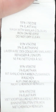 Boohoo Women's Black High Neck Top, Size 10