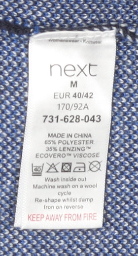 Womens UK Size 16 NEXT Blue Pullover Jumper