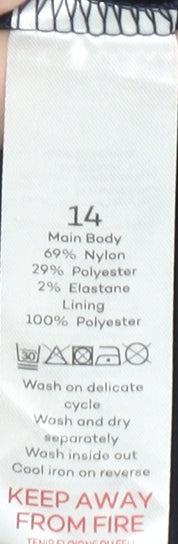 Bonmarché Women's Blue A-Line Dress Size 14