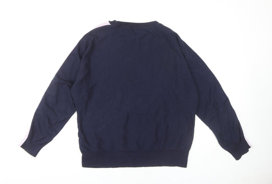 Womens UK Size 14 M&Co Blue Pullover Jumper