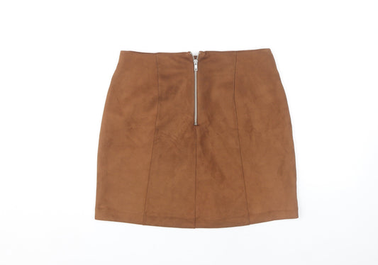 New Look Women's Brown Pencil Skirt - UK Size 10