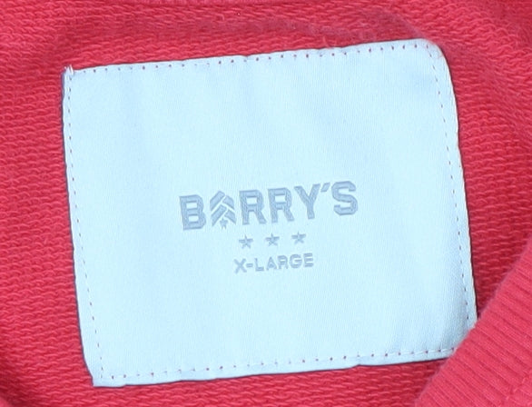 Barry's Men's Red Pullover Sweatshirt XL