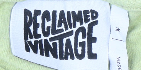 Reclaimed Vintage Men's Green M Graphic T-Shirt