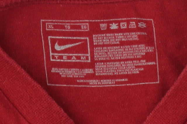 Nike Men's Red XL T-Shirt with Logo