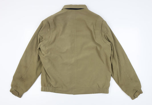 Wellington Men's Green Cotton Basic Jacket Size 44