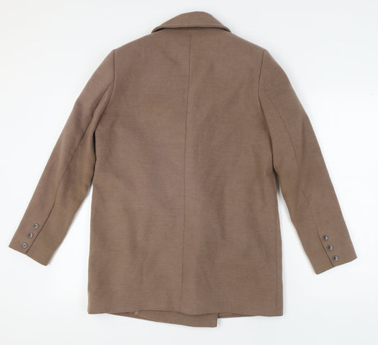 Womens UK Size 10 ASOS Brown Overcoat