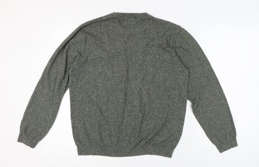 Next Men's Green Wool Pullover Jumper L