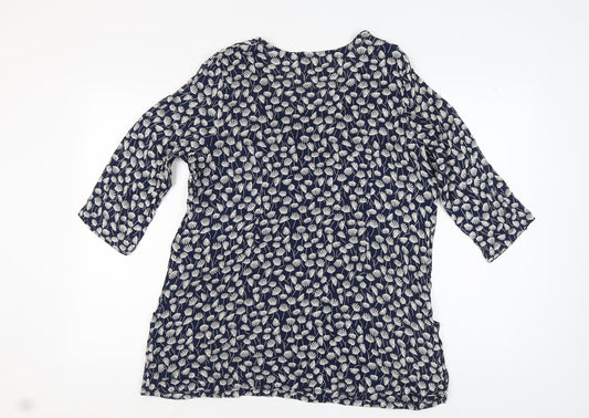 Tara Clothing Women’s Blue Floral Blouse M