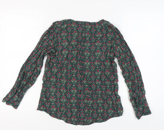 Womens UK Size 8 NEXT Multicoloured Basic Blouse