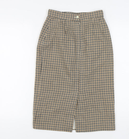 Giorgio Women's Herringbone Wool Pencil Skirt Size 10