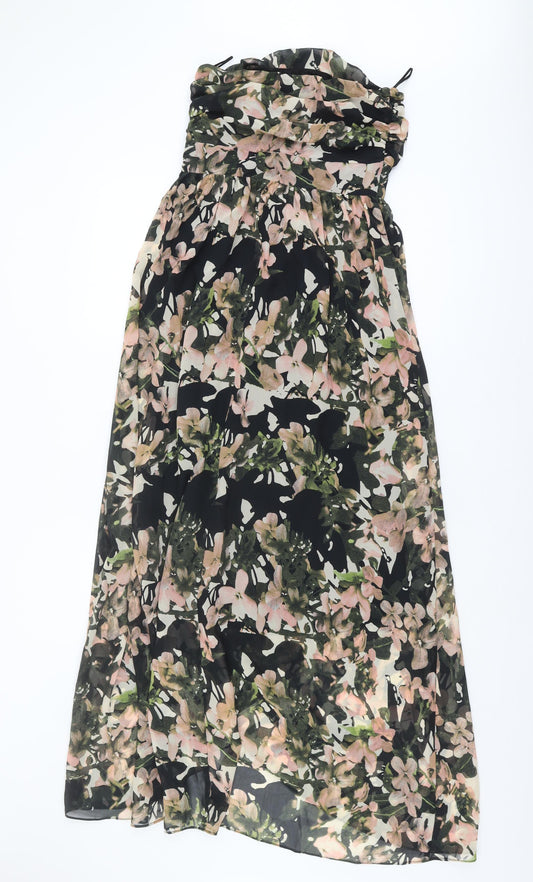 Next Women's Floral Maxi Dress Multicoloured Size 8