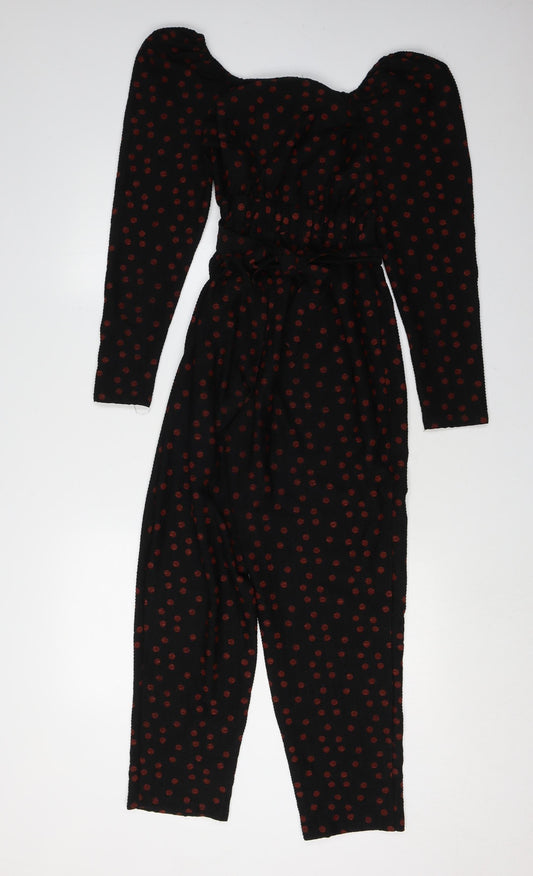 Womens UK Size 6 ASOS One-Piece Black Jumpsuit