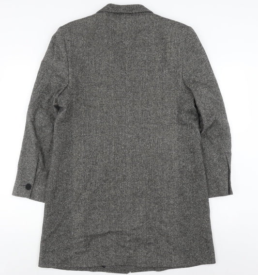 Marks and Spencer Women’s Black Blazer Size 16 Herringbone