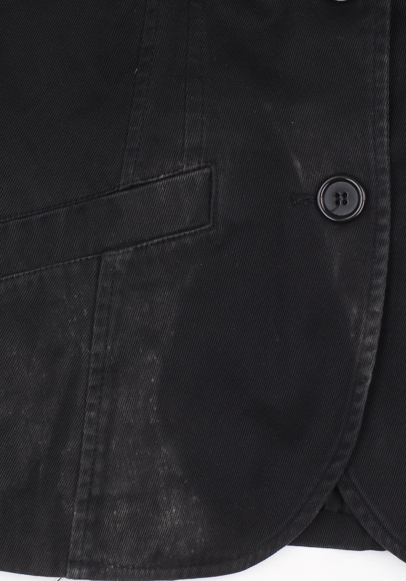 H&M Women's Black Regular Fit Blazer, Size 8, Notch Lapel