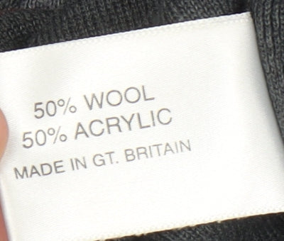 Womens UK Size 14 Holmewood Grey Cardigan Jumper