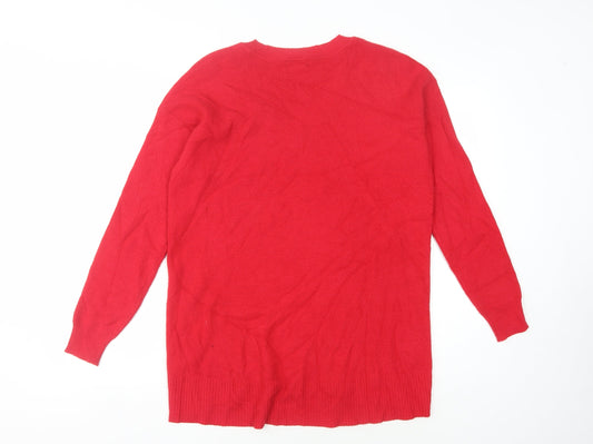Womens UK Size 16 Roman Red Pullover Jumper