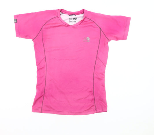 Womens UK Size 8 Karrimor Pink T-Shirt