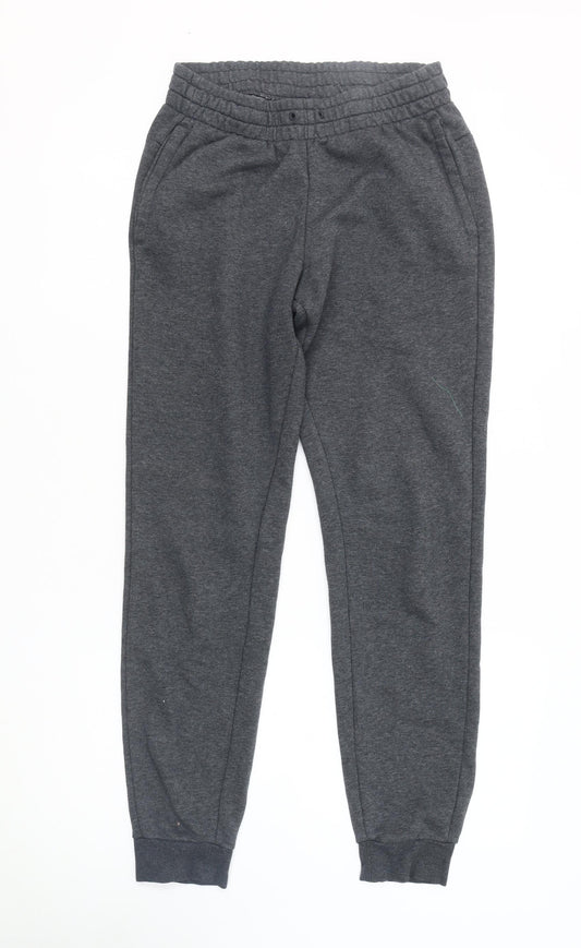 Additional front view of Adidas Women's Grey Jogger Trousers, size S
