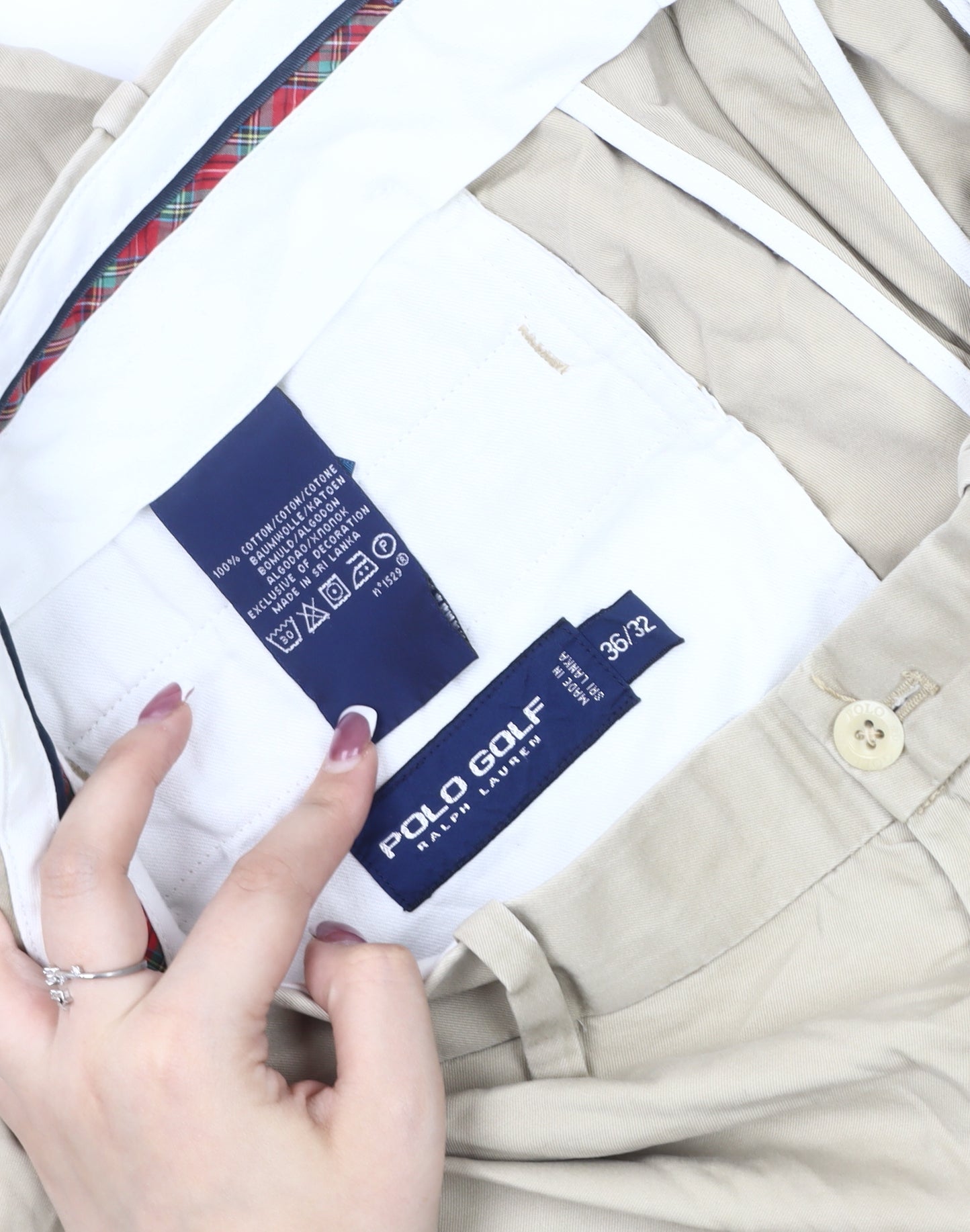 Polo Ralph Lauren Men's Beige Chino Trousers, 36