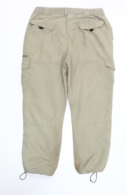 Outdoor Discovery Men's Beige Cargo Trousers L