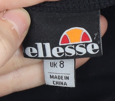 Additional view of Ellesse Women's Black Slim Leggings, size 8