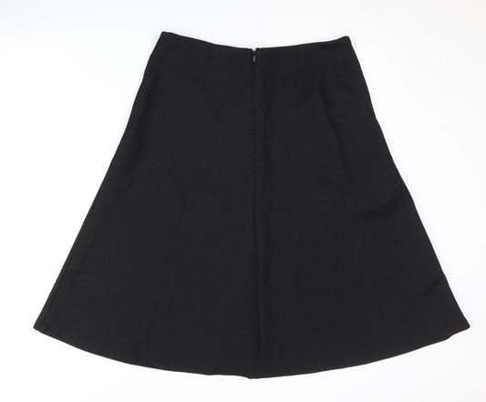 Next Women's Black A-Line Skirt Size 12