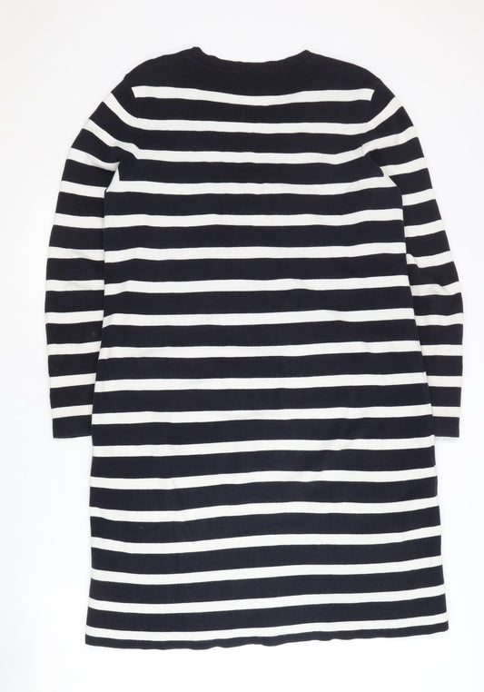 Marks and Spencer Women's Black Striped Shift Dress