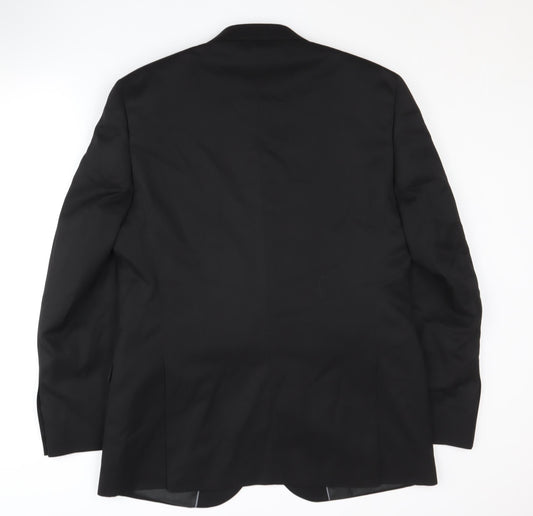Mens UK Size 42 Marks and Spencer Regular Black Suit Jacket