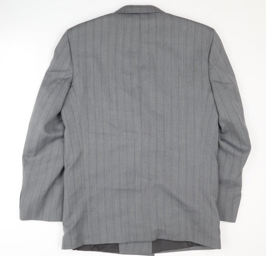 Mens UK Size 38 Hugo James Regular Grey Suit Jacket