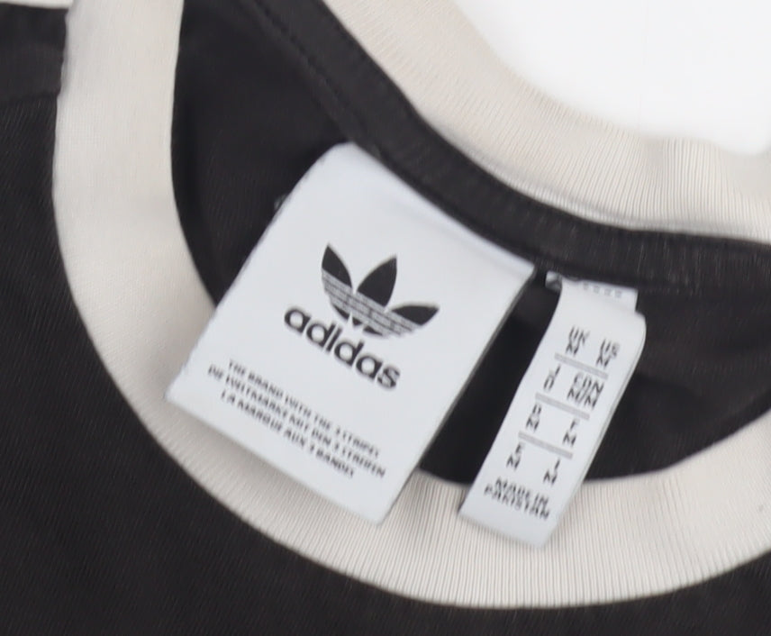 Adidas Men's Black XL Logo T-Shirt