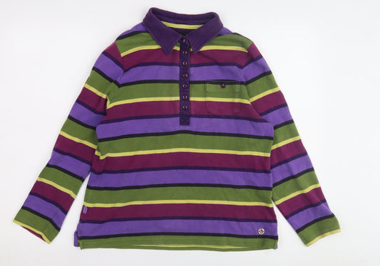 Unisex Adults UK Size L Viyella Multicoloured Basic Polo