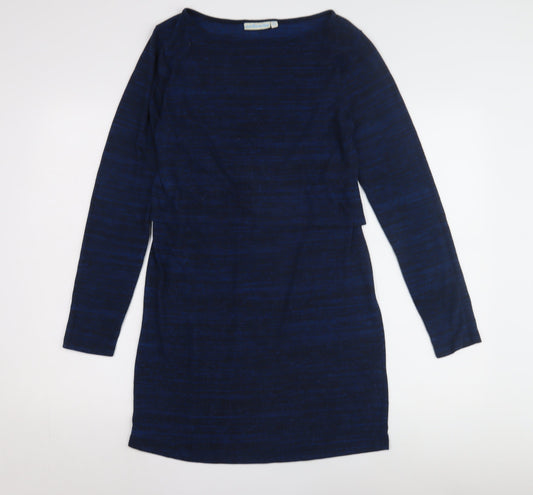 JoJo Maman Bébé Women's Blue Shift Dress M