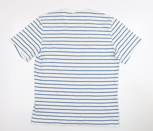 Barbour Men's Stripe T Shirt Blue XL
