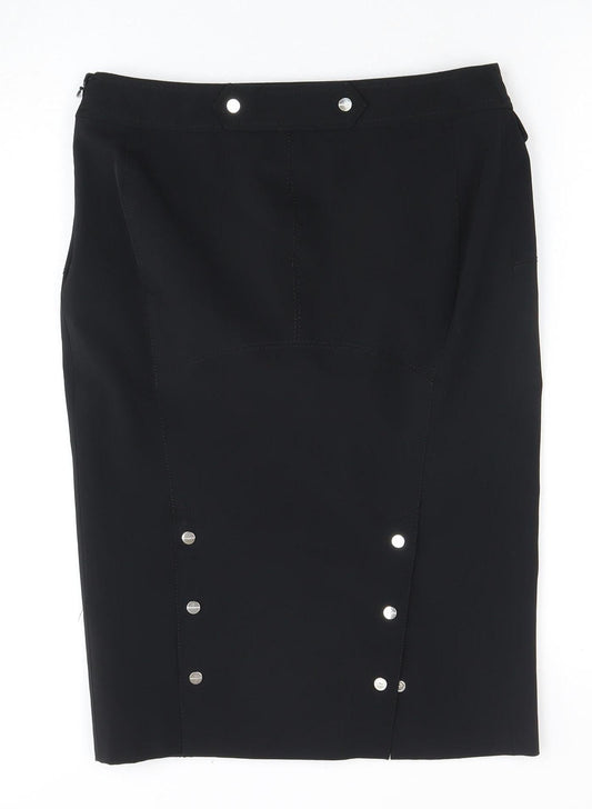 Karen Millen Women's Black Pencil Skirt Size 10