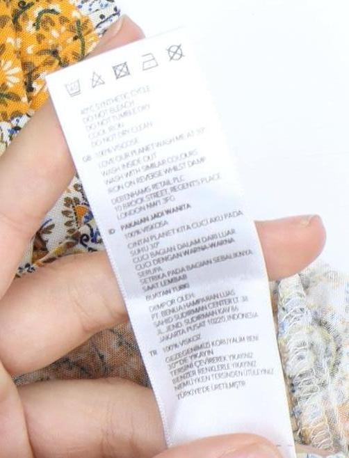 Principles Women's Multicoloured Paisley Skirt Size 24