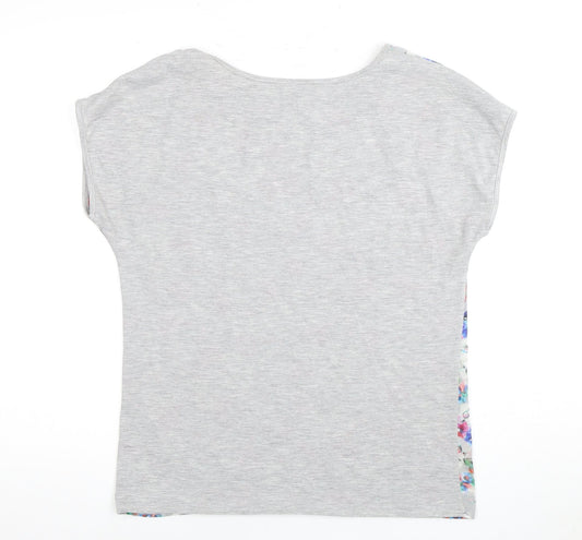 Womens UK Size 10 Oliver Bonas Multicoloured Basic T-Shirt