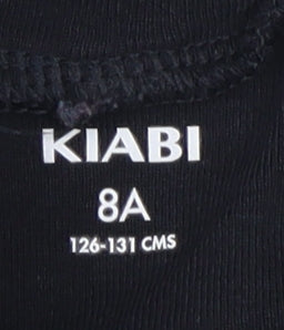 Teens UK Size No Data Kiabi Black Basic T-Shirt