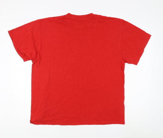 Majestic Georgia Bulldogs Men's Red XL Sports T-Shirt