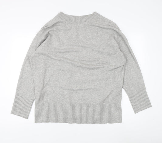 Womens UK Size L Marks and Spencer Grey Pullover Jumper