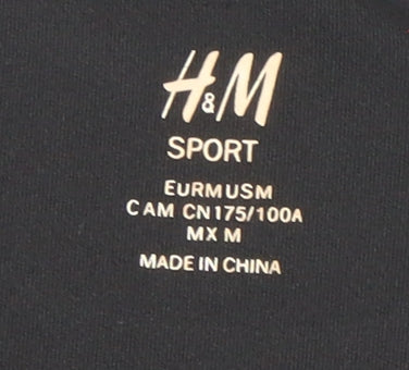 H&M Sport Black Long Sleeve Top - Women's Medium