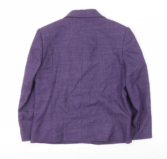Viyella Women's Purple Blazer, Size 10, Classic Fit
