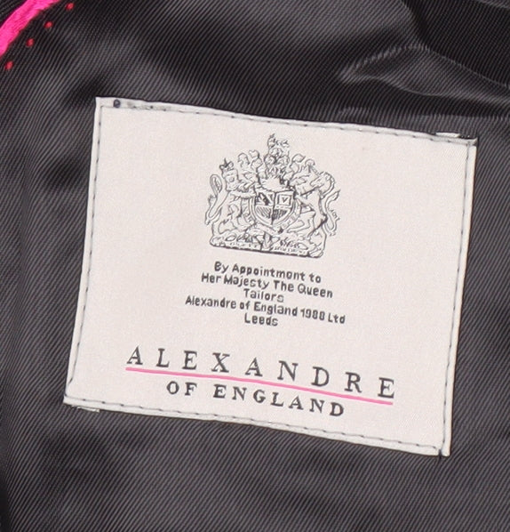 Alexandre Men's Grey Wool Blazer, Size 44 Regular Fit