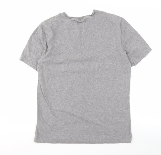 Barbour Mens Grey T Shirt Size Large