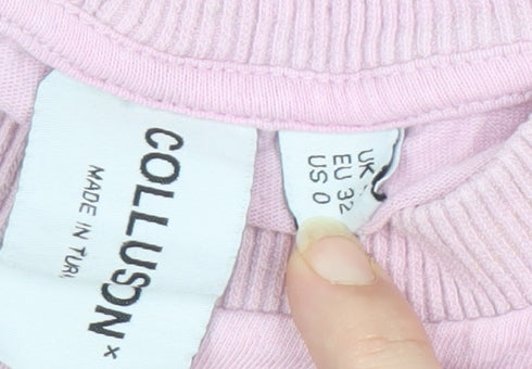 Mens UK Size 32 COLLUSION Pink T-Shirt